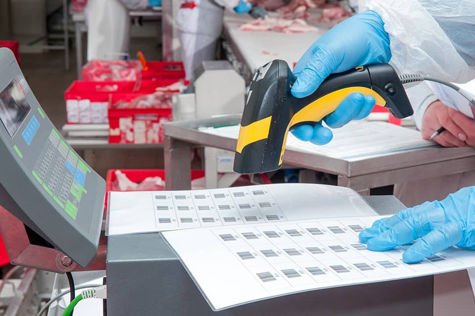 Barcode scanning for food trace