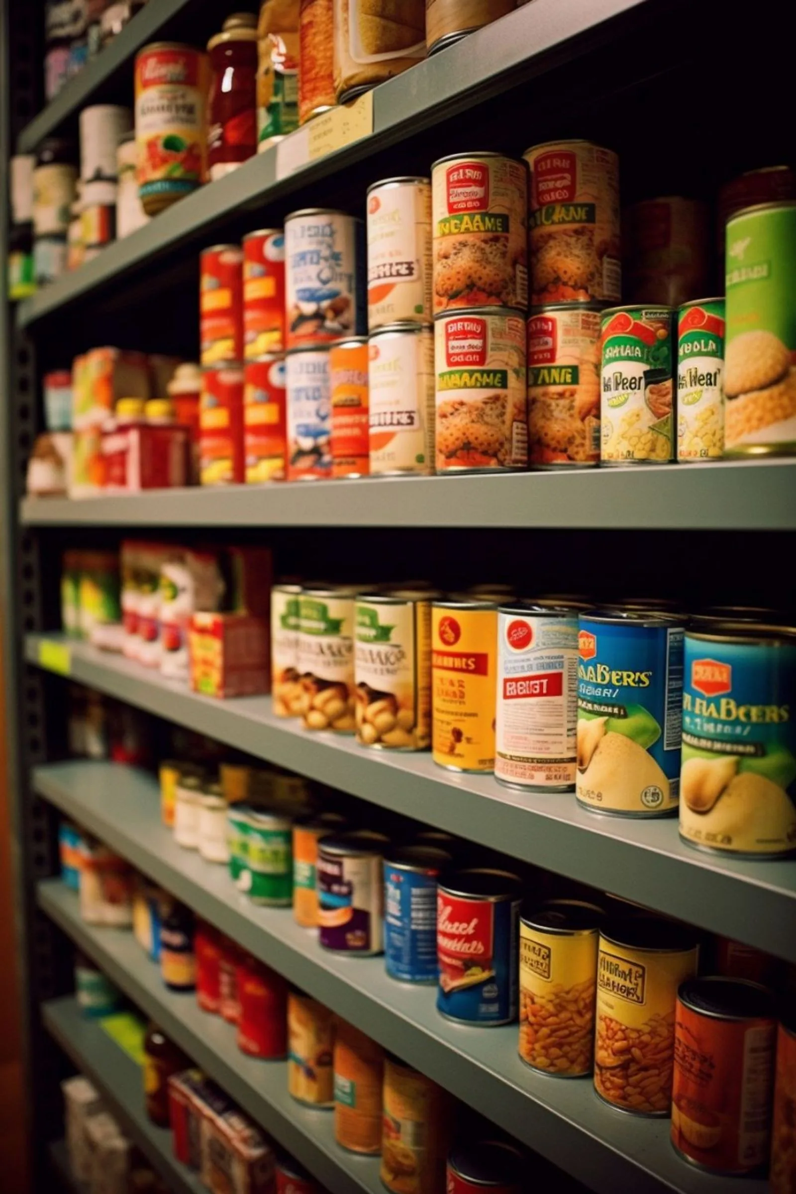 canned food distribution