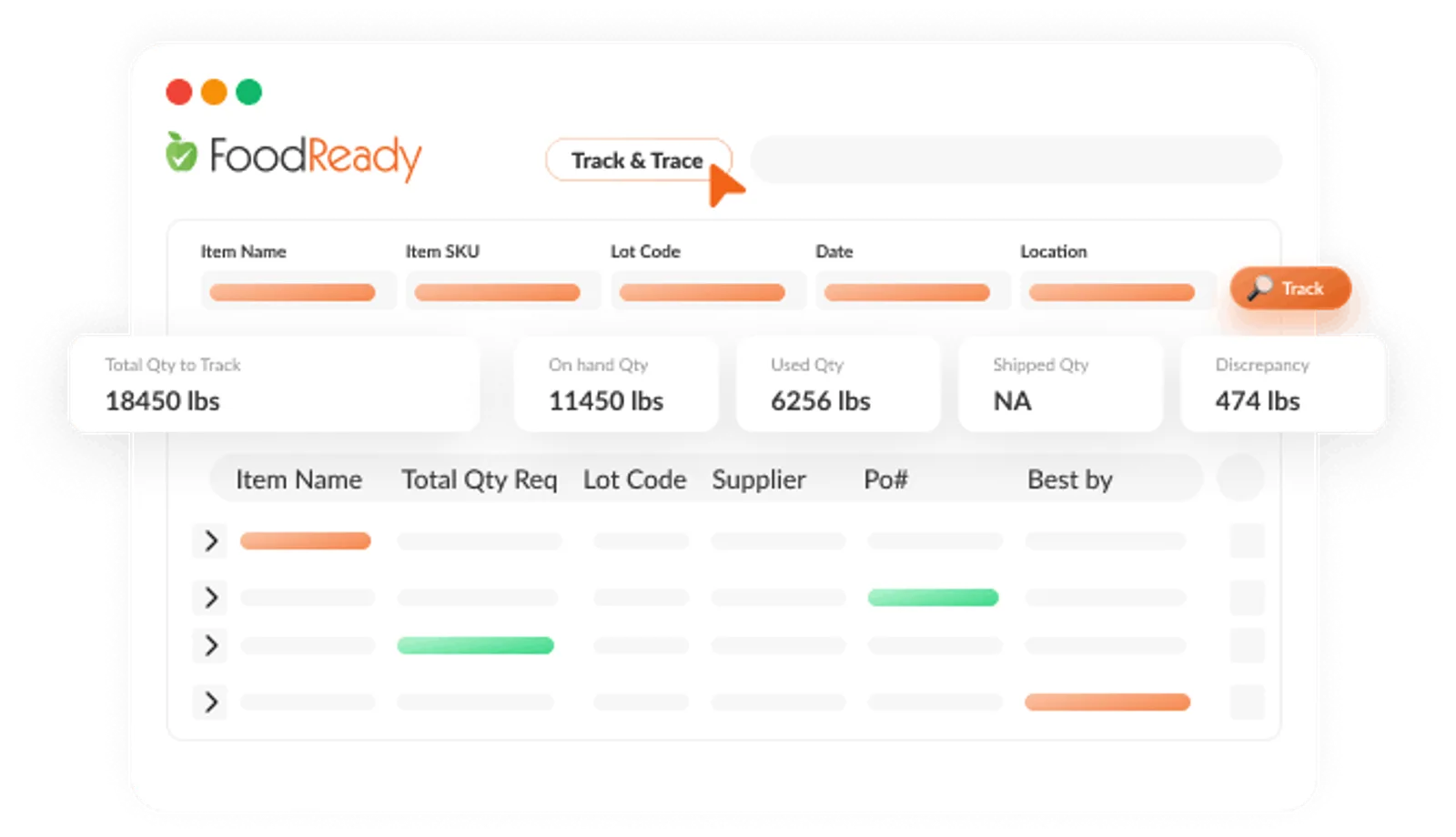 Real-time crop and production tracking and compliance